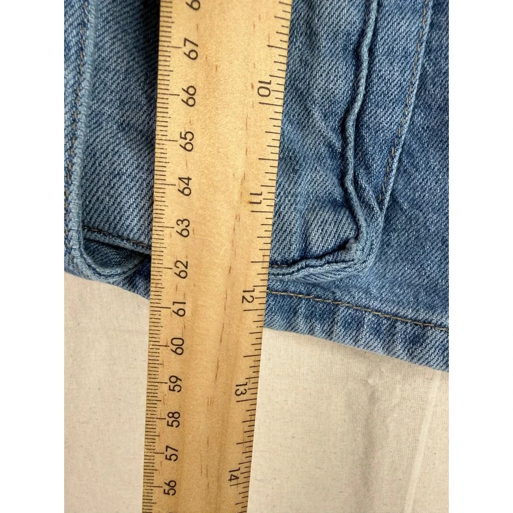 Free People We the Free Cargo Denim Skort size 31 Blue - Picture 8 of 8